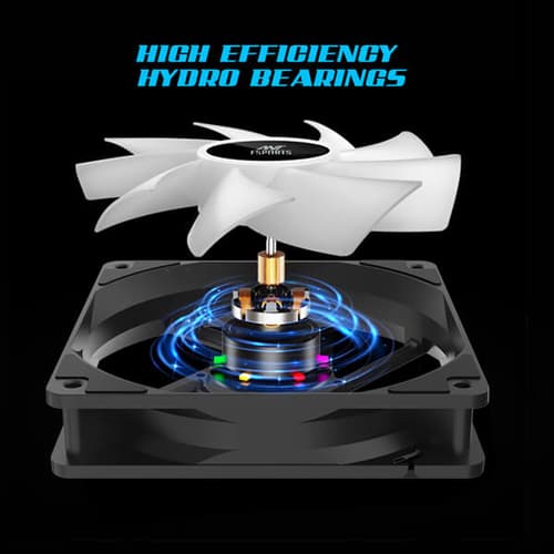 Ant Esports ICE-C400 120mm CPU Air Cooler with Rainbow LED